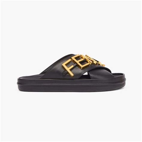 pink fendi flip flops|Fendi slides with buckle.